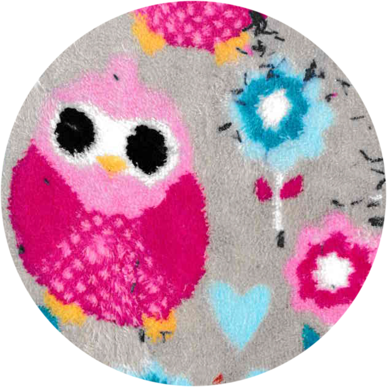 Polár takaró - baglyos, 90x140 cm